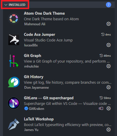 VS Code with installation complete