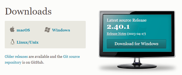 Git homepage