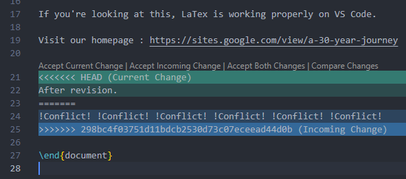 VS Code conflict options for accepting current, incoming, or both changes