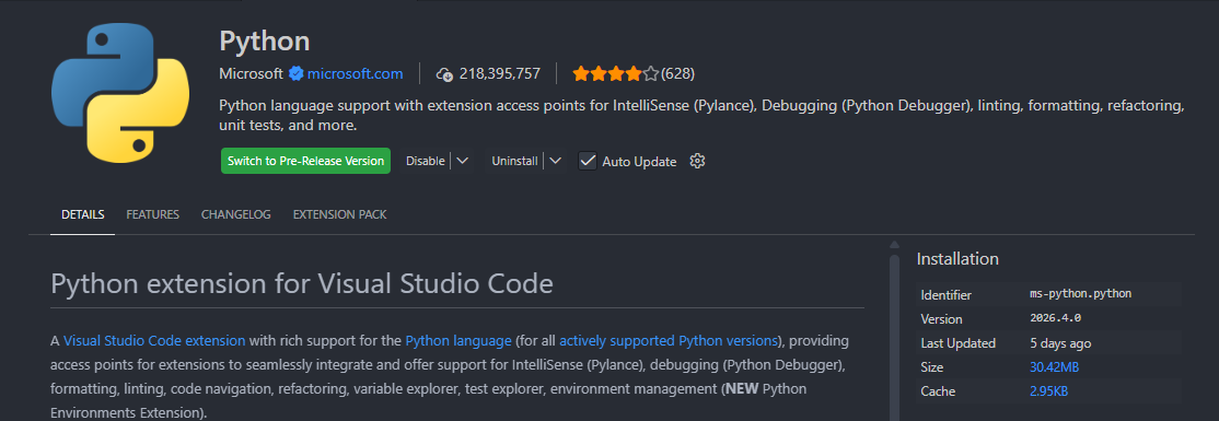 Python extension