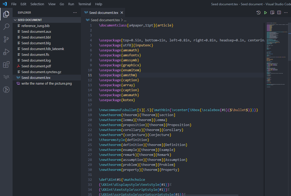 VS Code open project workspace after the folder is loaded
